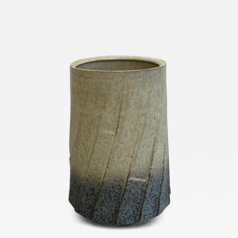 Mid Century Modern Studio Stoneware Vase