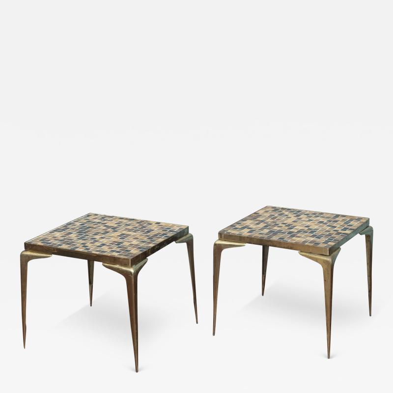 Mid Century Modern Tile Top Tables