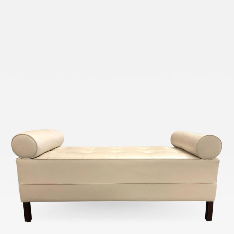 Mid Century Modern Tufted Bench