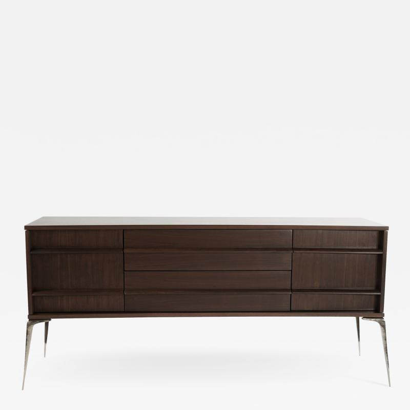 Mid Century Modern Walnut Credenza