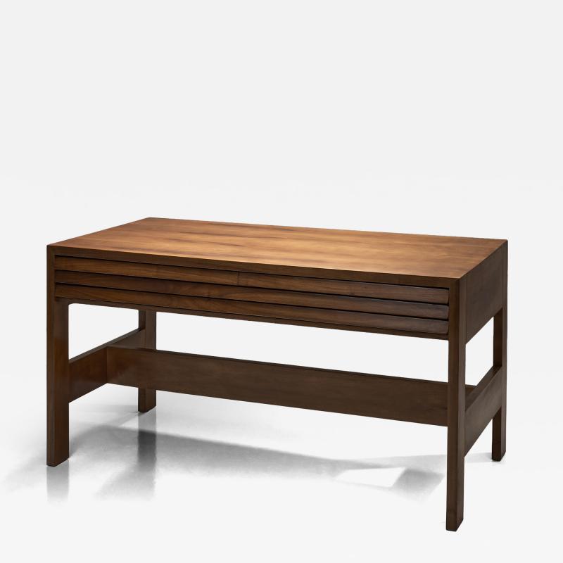 Mid Century Modern Writing Desk with Integrated Drawers Italy 1960s