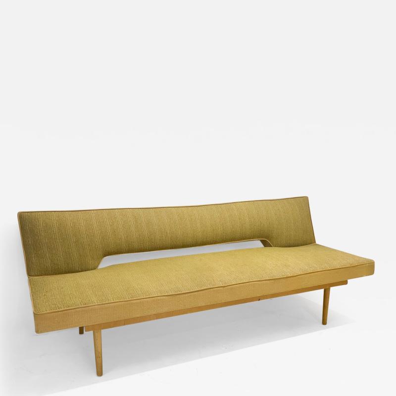 Mid Century Modern Yellow Sofa Bed