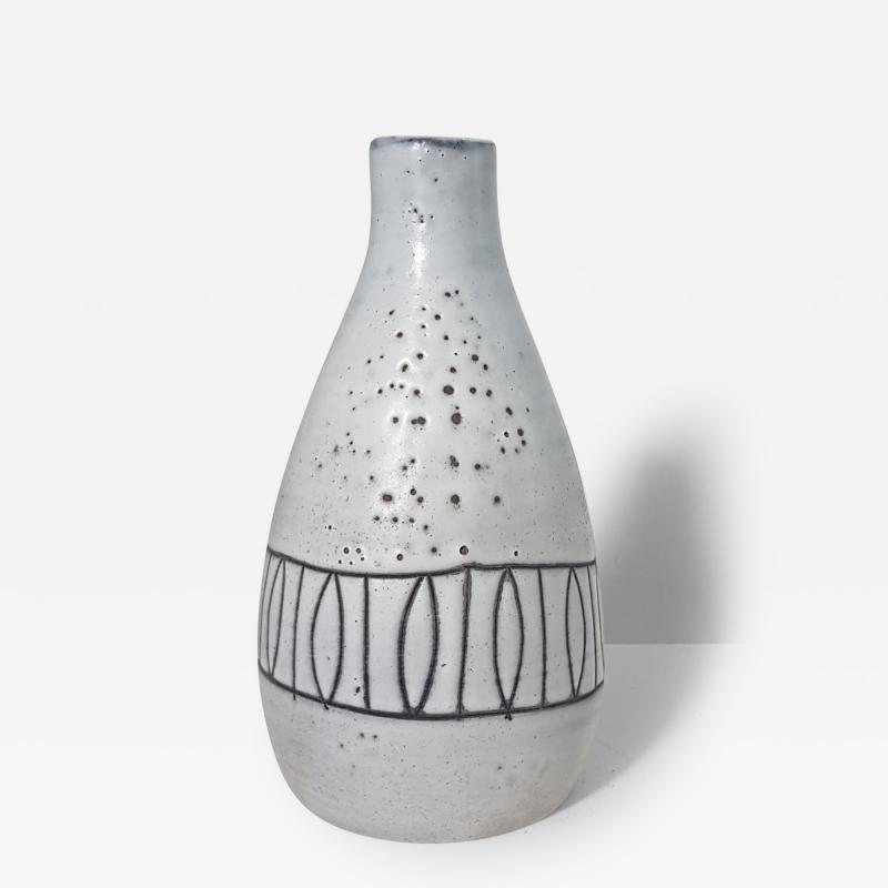 Mid Century Modern ceramic vase by Atelier Dieulfit