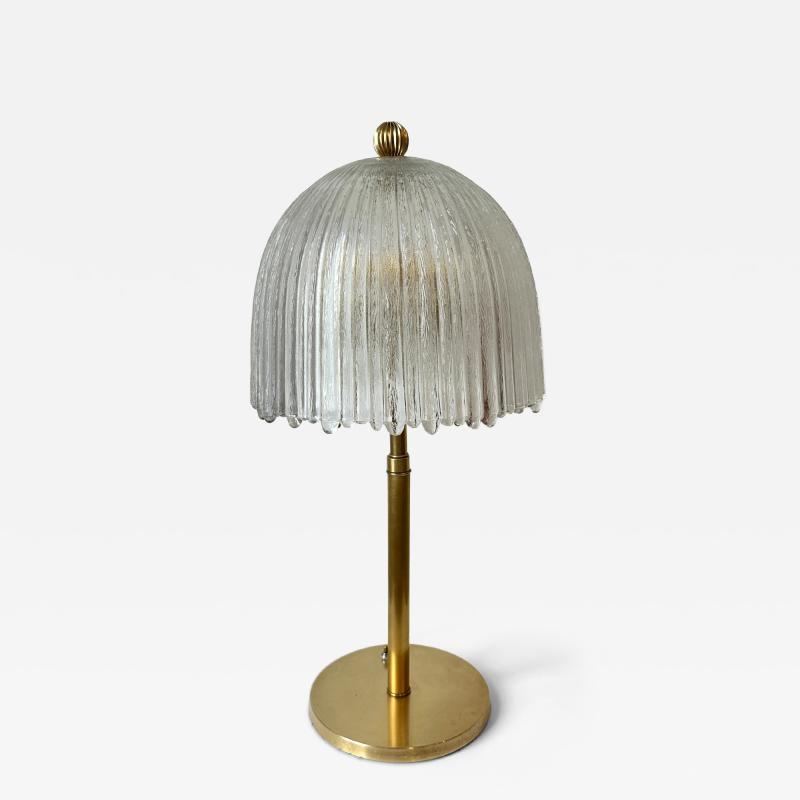 Mid Century Modern table Lamp Attrb Sciolari Venini Murano 1960s 