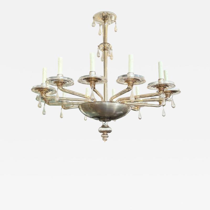 Mid Century Murano Chandelier