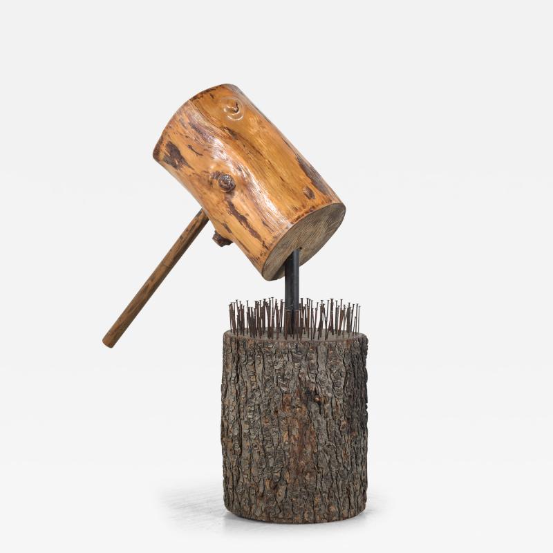 Mid Century Organic Wood Sculpture
