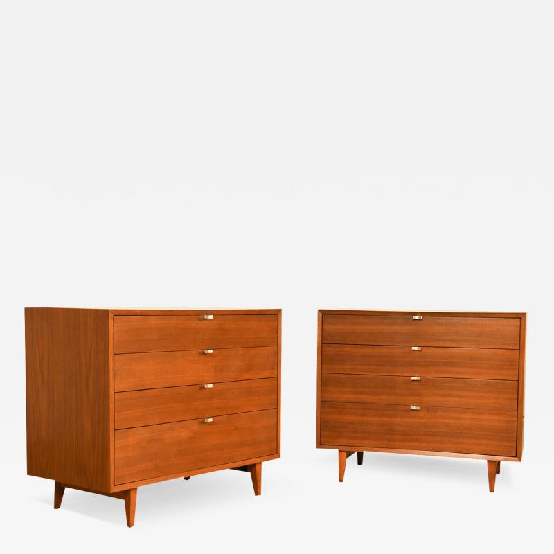 Mid Century Pair of Florence Knoll Chests of Drawers