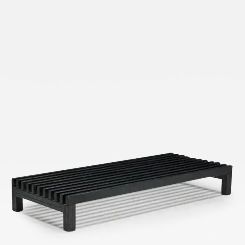 Mid Century Slatted Bench or Coffee Table France 1960s