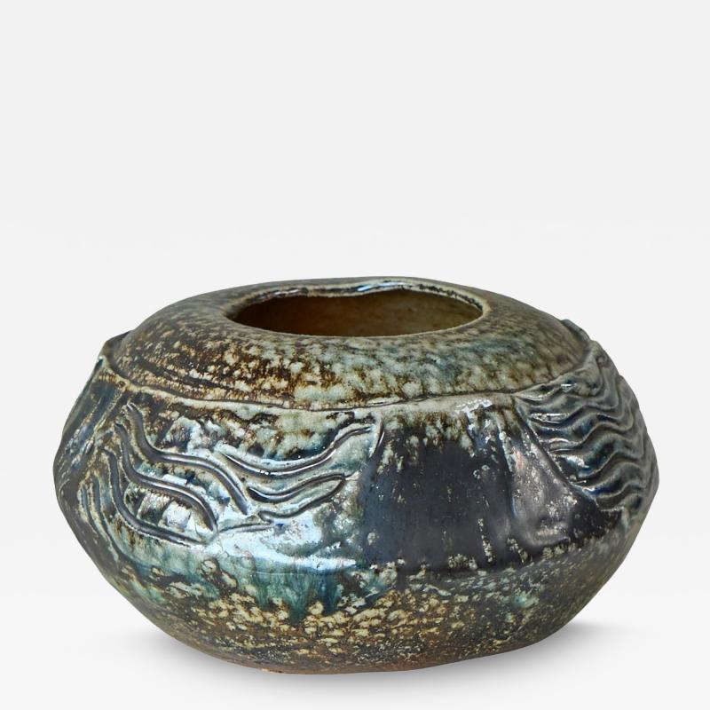 Mid Century Studio Pottery Centerpiece or Vase 1960s