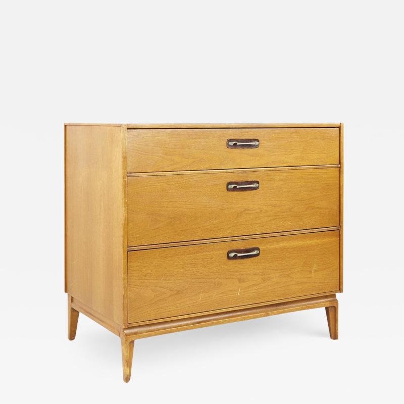 Mid Century Walnut 3 Drawer Dresser