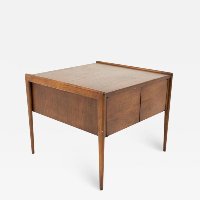 Mid Century Walnut Foyer Entry Console