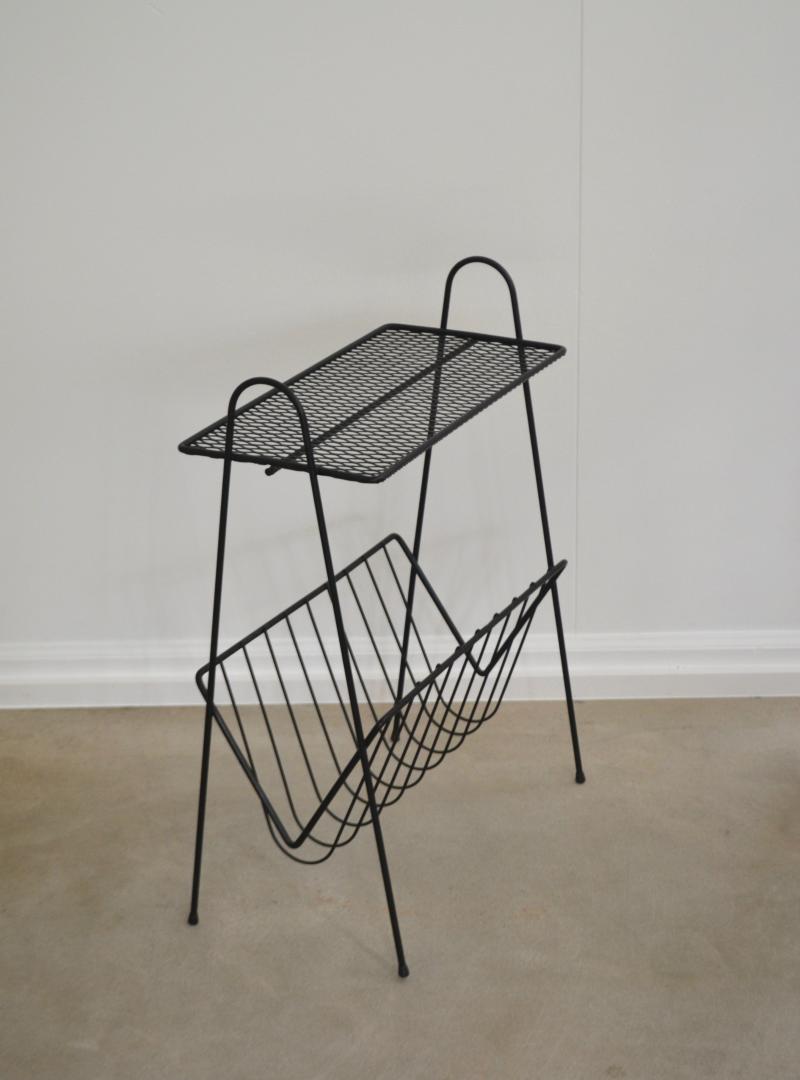 MidCentury Wrought Iron Side Table