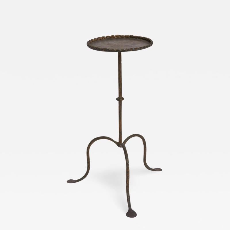 Mid Cetury Wrought Iron Martini Table