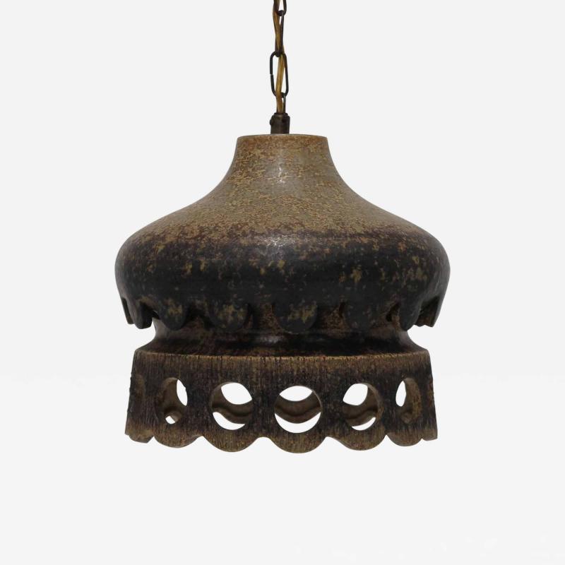 Mid century Danish Ceramic Hanging Pendant Light