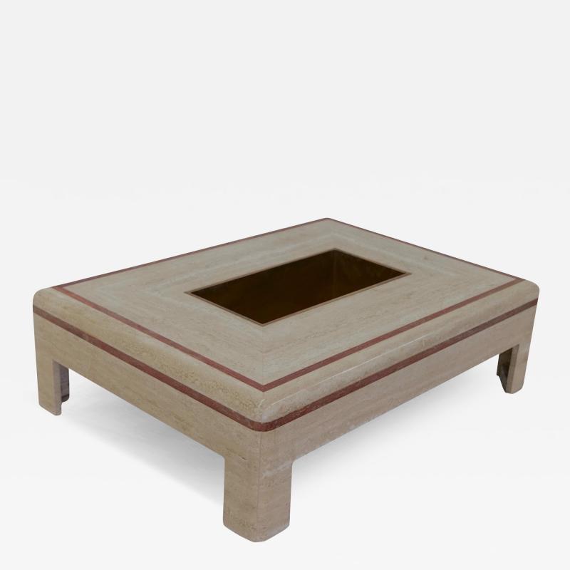 Mid century Italian Marble Coffee Table 1980s
