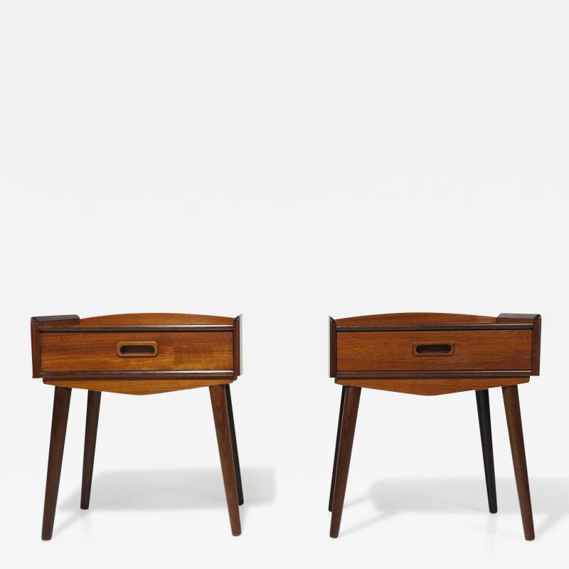 Mid century Scandinavian Teak Nightstands