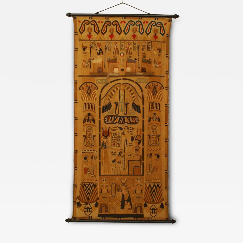 Middle Eastern Egyptian Embroidered Wall Hanging