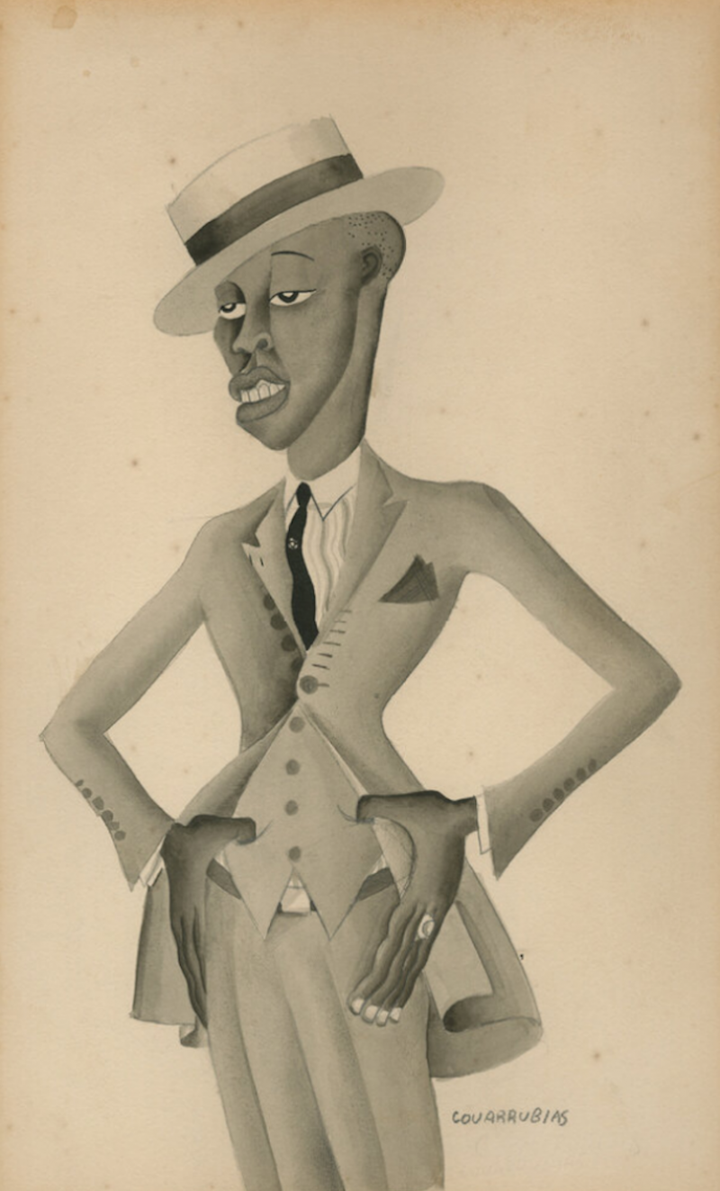 Miguel Covarrubias Sheik The Dandy 1928
