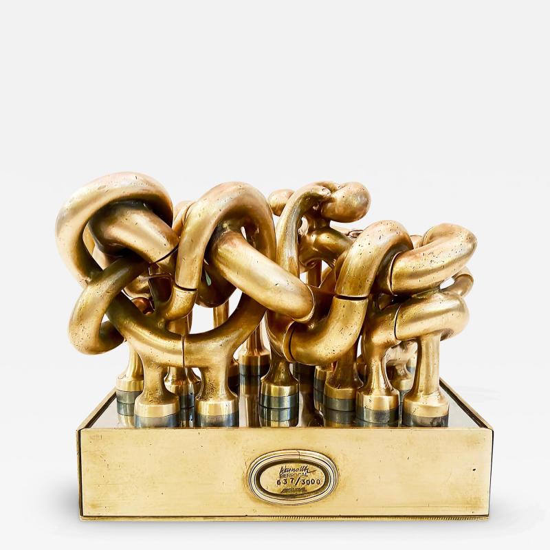 Miguel Ortiz Berrocal Miguel Ortiz Berrocal Edition Artcurial Omaggio a Picasso Gilt Bronze 637 3000