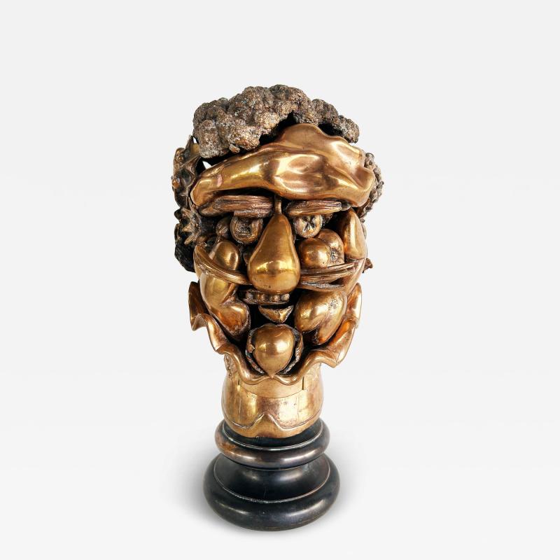 Miguel Ortiz Berrocal Miguel Ortiz Berrocal Sculpture Homage to Arcimboldo Signed 601 edition 100