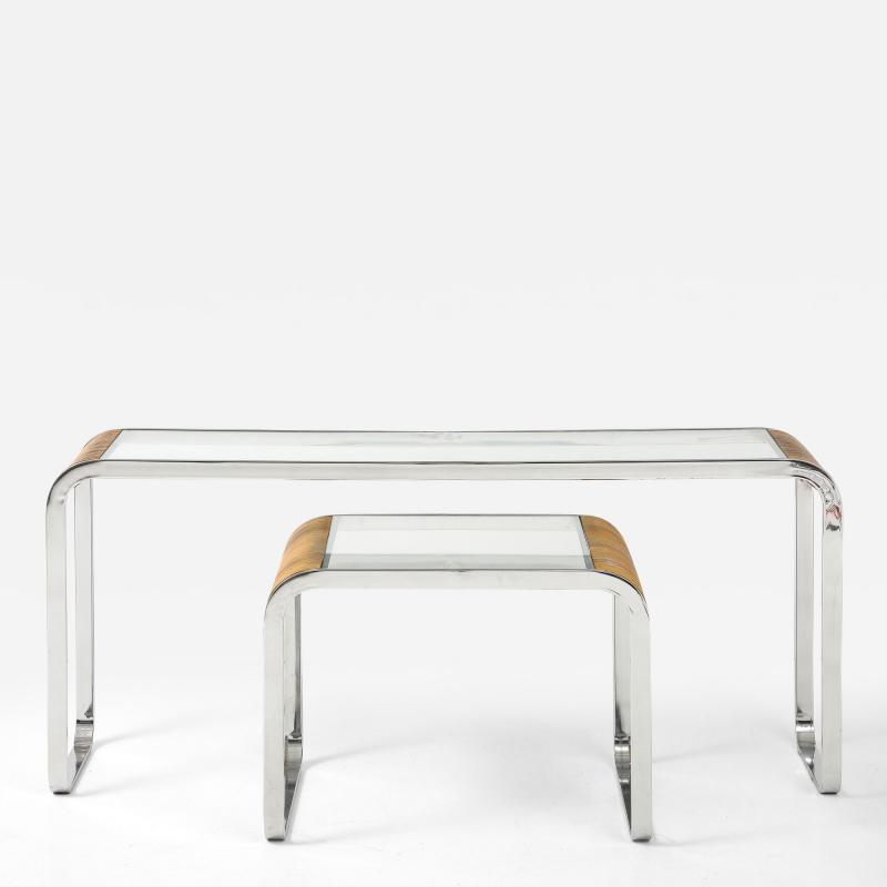 Milo Baughman Console and low table