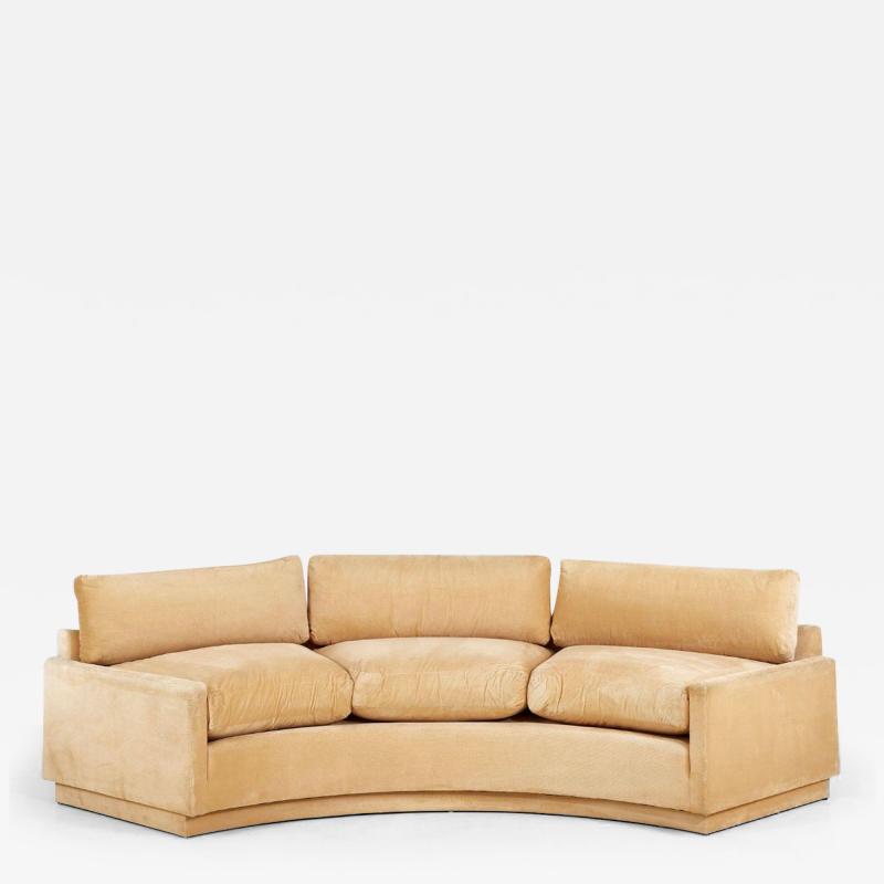 Milo Baughman Curved Sofa 1970