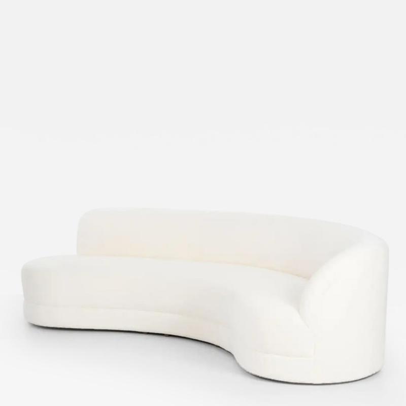 Milo Baughman Curved Sofa for Directional in the Style of Milo Baughman