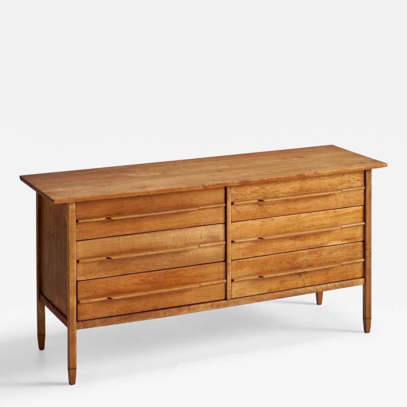 Milo Baughman Dresser in Maple USA 1950s