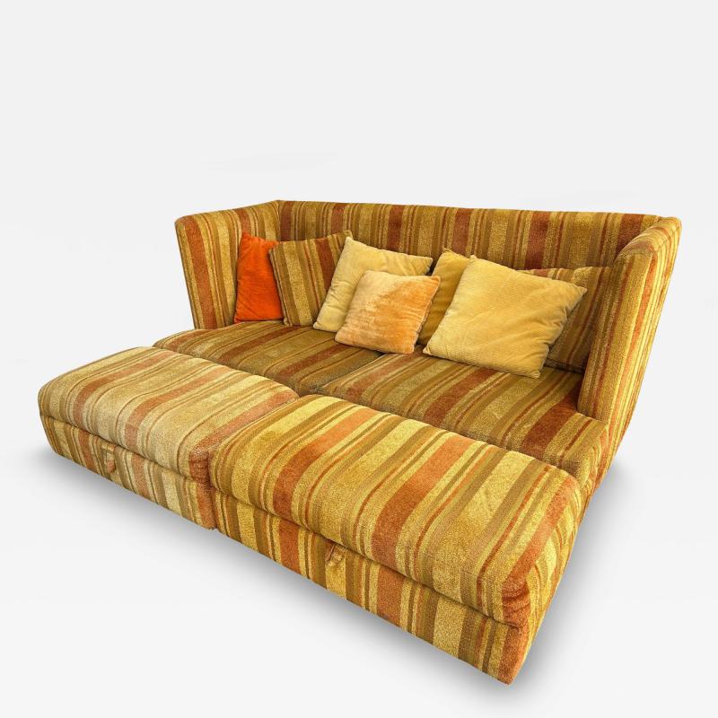 Milo Baughman Fabulous Milo Baughman Thayer Coggin Shelter Sofa 2 Ottoman Mid Centuy Modern