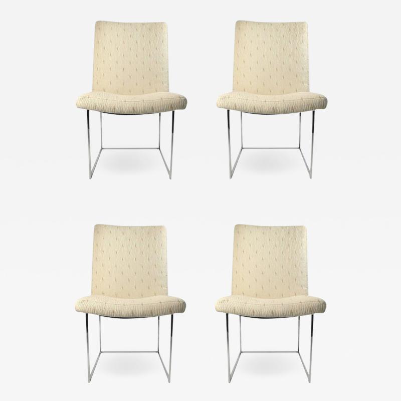Milo Baughman Four Milo Baughman Side Chairs