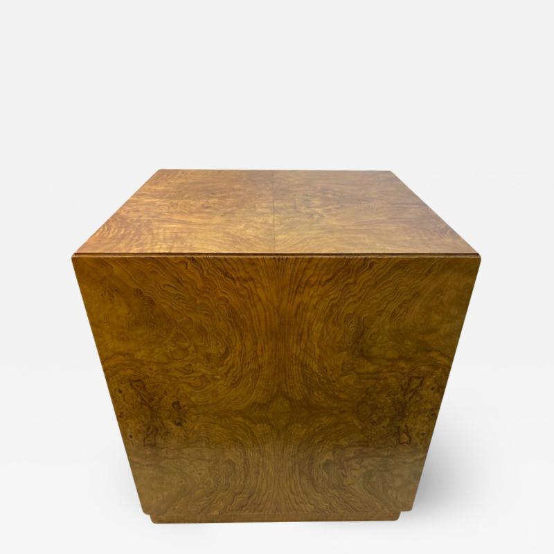 Milo Baughman MILO BAUGHMAN BURLWOOD CUBE