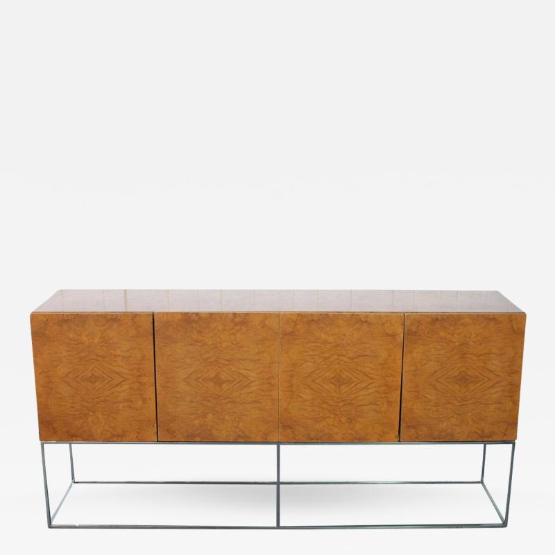 Milo Baughman Milo Baughman Burl Wood Cabinet