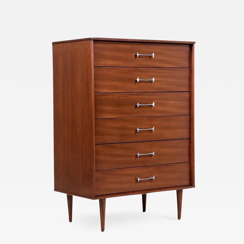 Milo Baughman Milo Baughman Chest of Drawers with Chrome Handles for Drexel