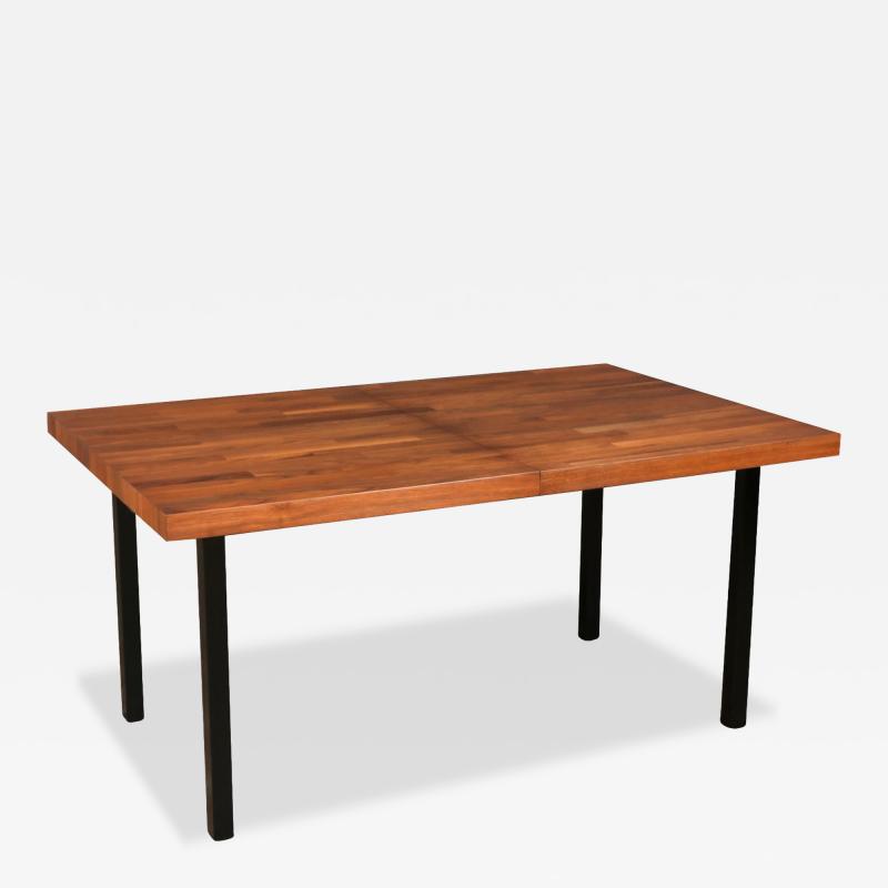 Milo Baughman Milo Baughman Expandable Walnut Dining Table for Directional