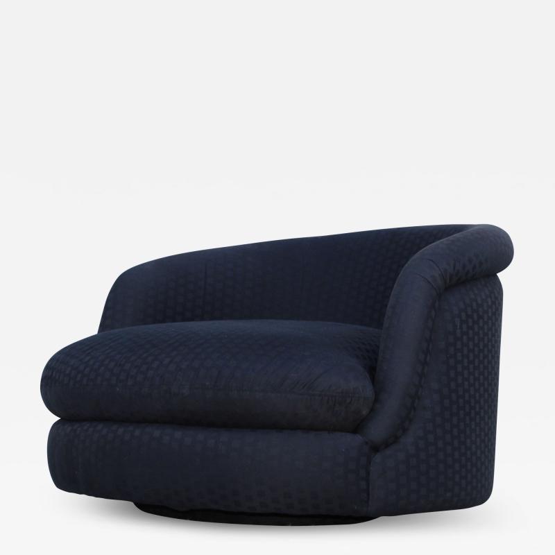 Milo Baughman Milo Baughman For Thayer Coggin Large Swivel Lounge Chair