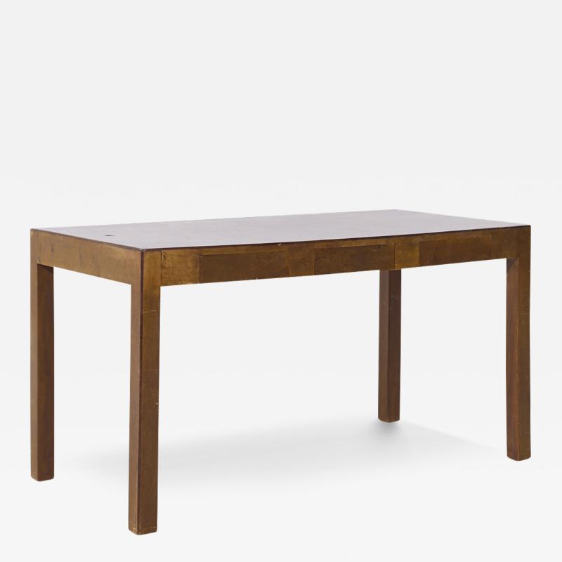 Milo Baughman Milo Baughman Style Mid Century Burlwood Parsons Desk