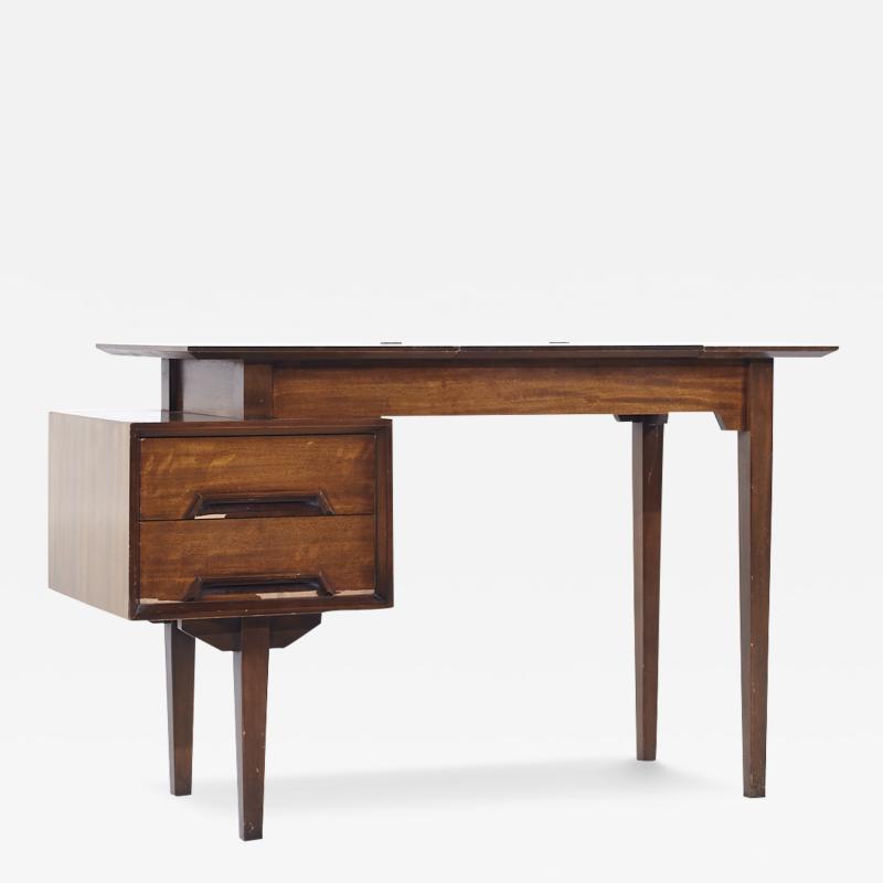 Milo Baughman Milo Baughman for Drexel Perspective Mid Century Walnut Vanity Desk