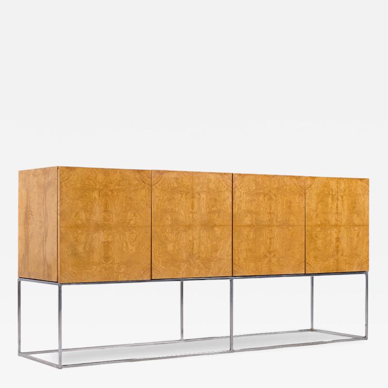 Milo Baughman Milo Baughman for Thayer Coggin Mid Century Burlwood Credenza