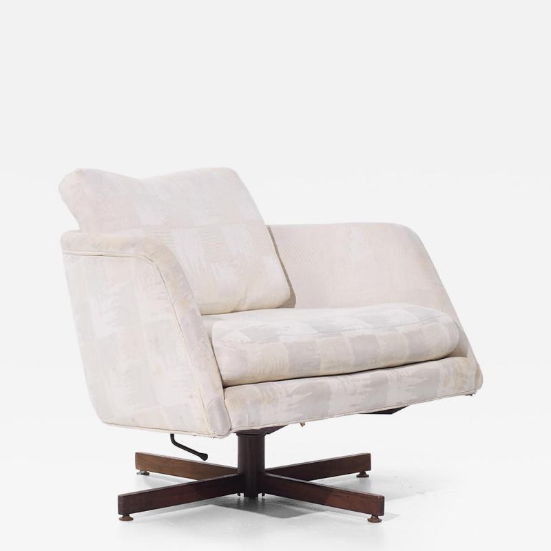 Milo Baughman Milo Baughman for Thayer Coggin Mid Century Swivel Tilt Lounge Chair