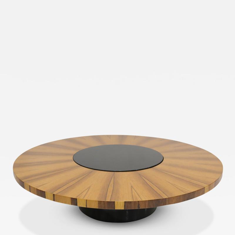 Milo Baughman Milo Baughman for Thayer Coggin Rosewood Lazy Susan Rotating Coffee Table 1960s