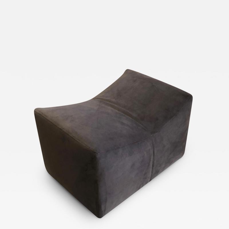 Milo Baughman Milo Baughman for Thayer Coggin Saddle Ottoman in Velvet