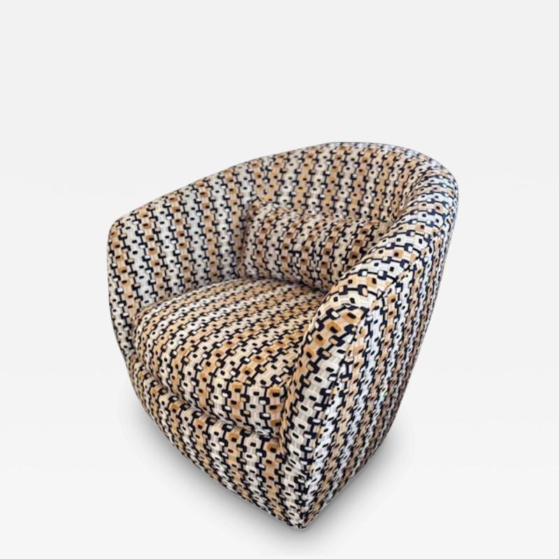 Milo Baughman Milo Baughman for Thayer Coggins Swivel Arm Chair
