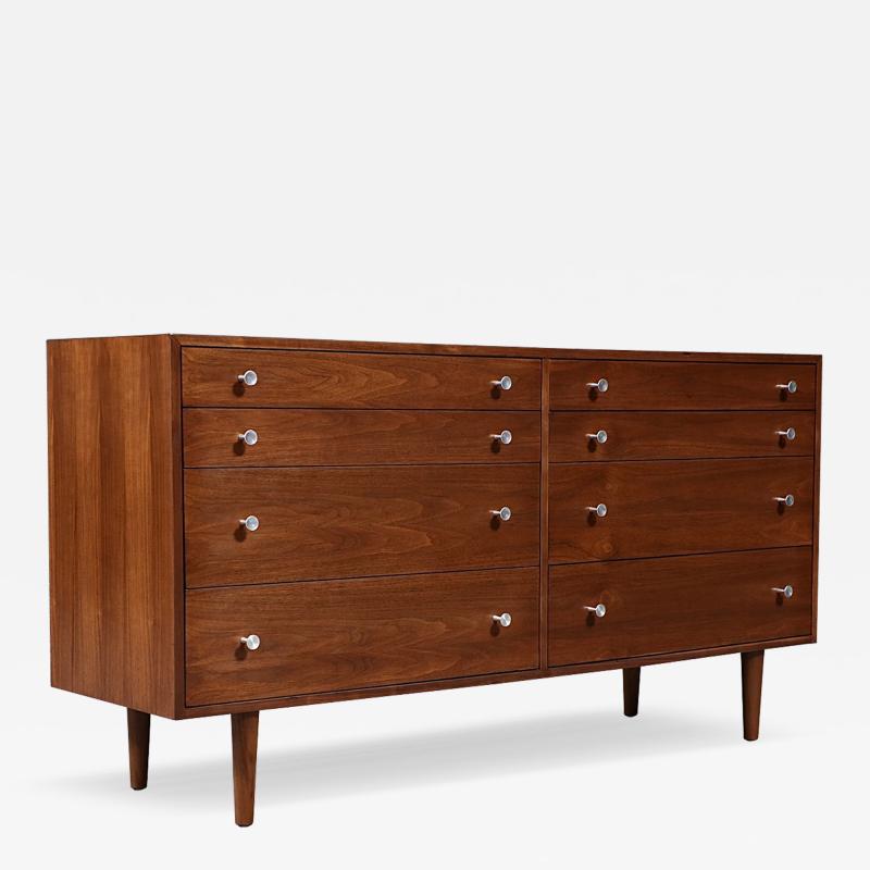 Milo Baughman Walnut Dresser by Milo Baughman for Glenn of California