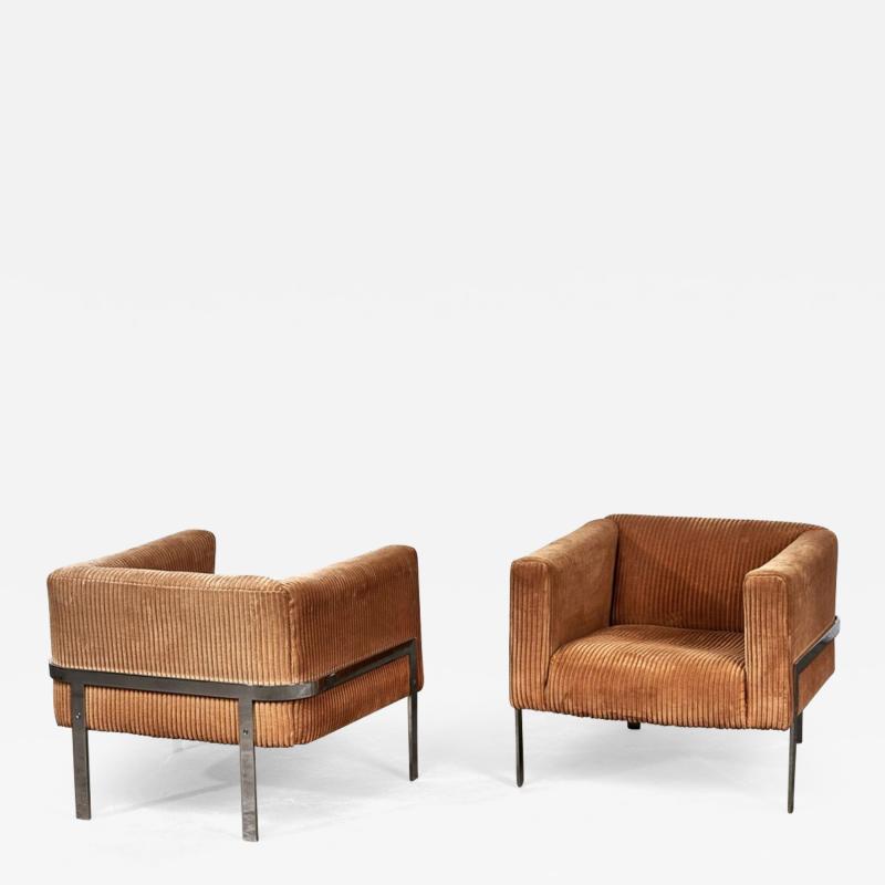 Milo Baughman for Thayer Coggin Flatbar Lounge Chairs 1970