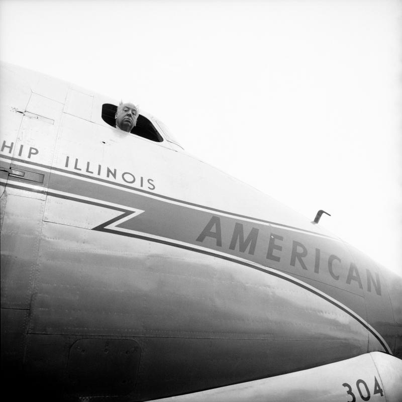 Milton H Greene Alfred Hitchcock American Airlines