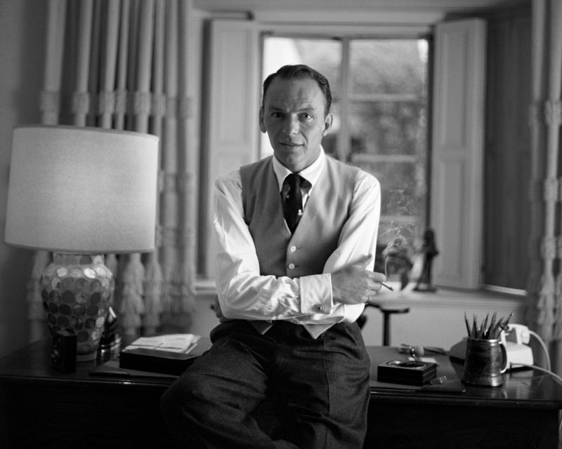 Milton H Greene Frank Sinatra Beverly Hills