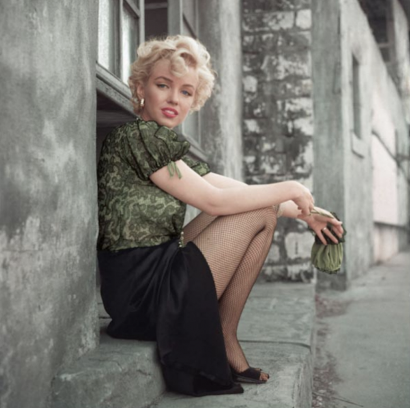Milton H Greene Marilyn Monroe Hooker Sitting