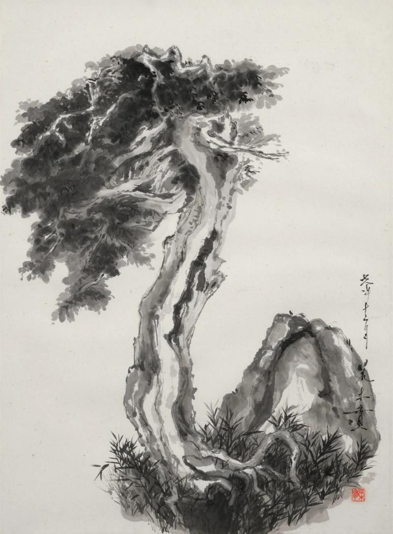 Minol Araki Pine Tree by Rock 1978