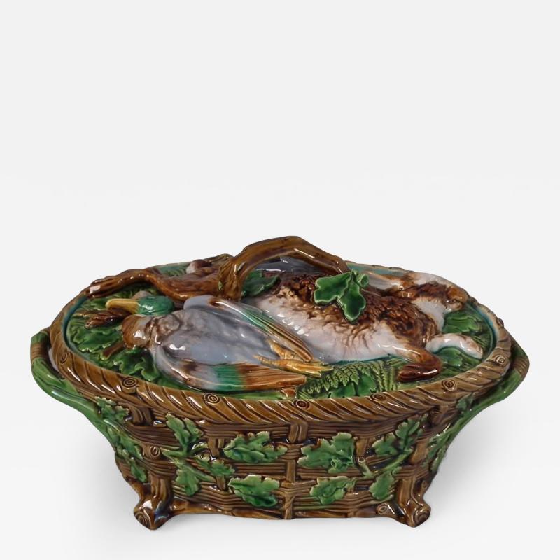 Minton Majolica Mallard Game Pie Dish and Cover