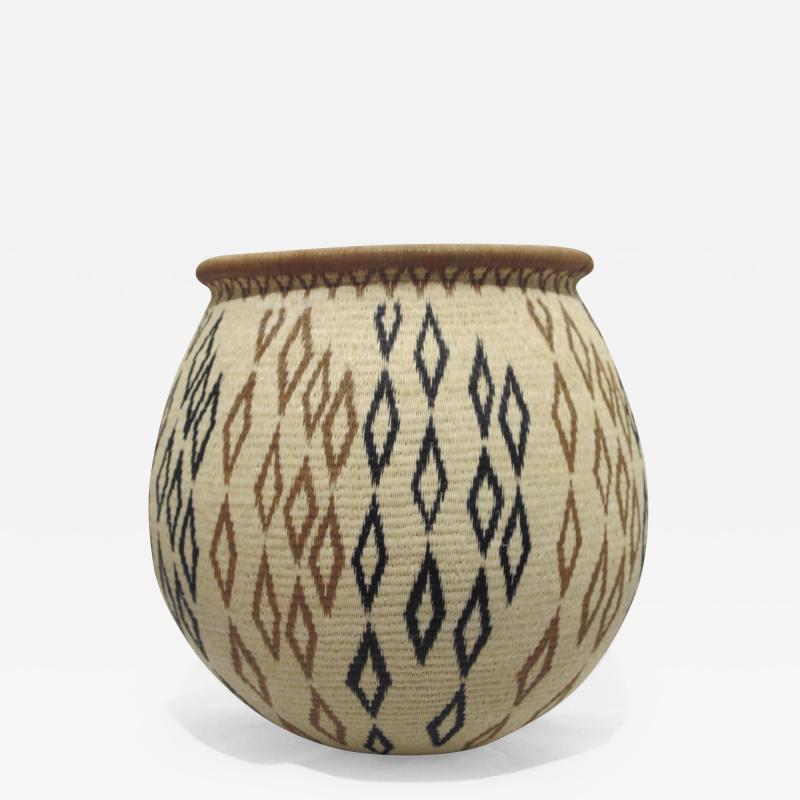 Miriam Cansare Rainforest Basket Panama Geometric